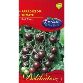 Koktélparadicsom balkonládába - 0,5g - Black Cherry 