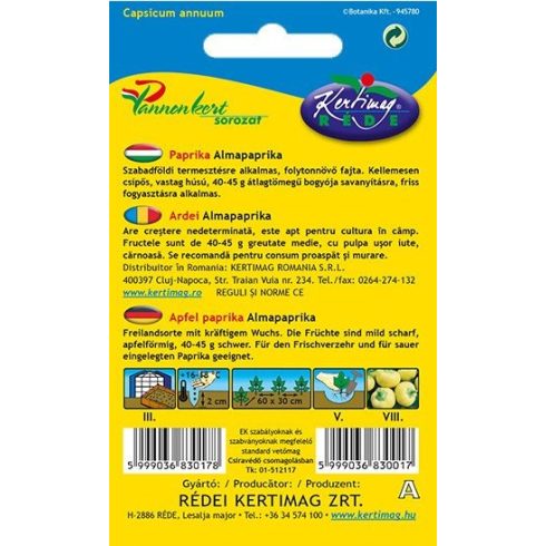 Almapaprika csípős - 0,4g