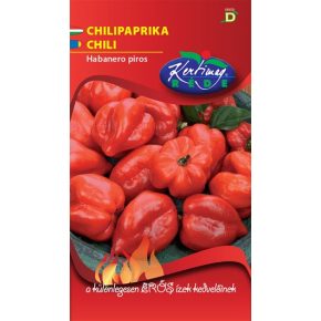 Rendkívül erős! Chili paprika Habanero piros 20 szem