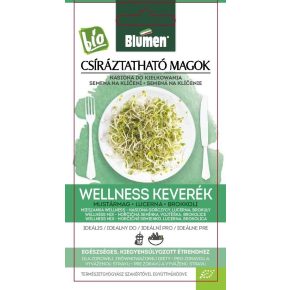   Csíra mag BIO Wellness keverék (Mustár, Lucerna, Brokkoli) - 45 g BLUMEN