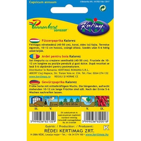 Fűszerpaprika - Kalorez - 0,5 g