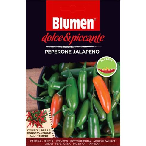 Peperone Jalapeno BLUMEN - csípős jalapeno chili paprika vetőmag