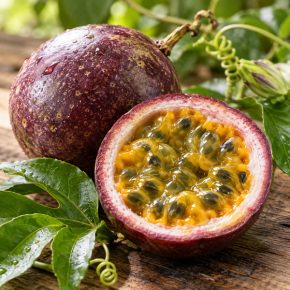 Passiflora edulis - Golgotavirág, maracuja termése